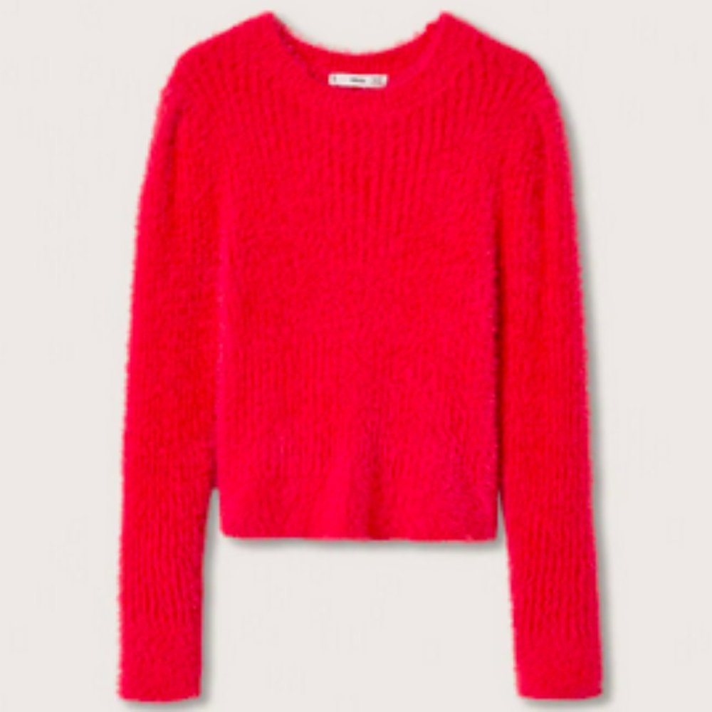 Mango Ribbed chunky-knit sweater